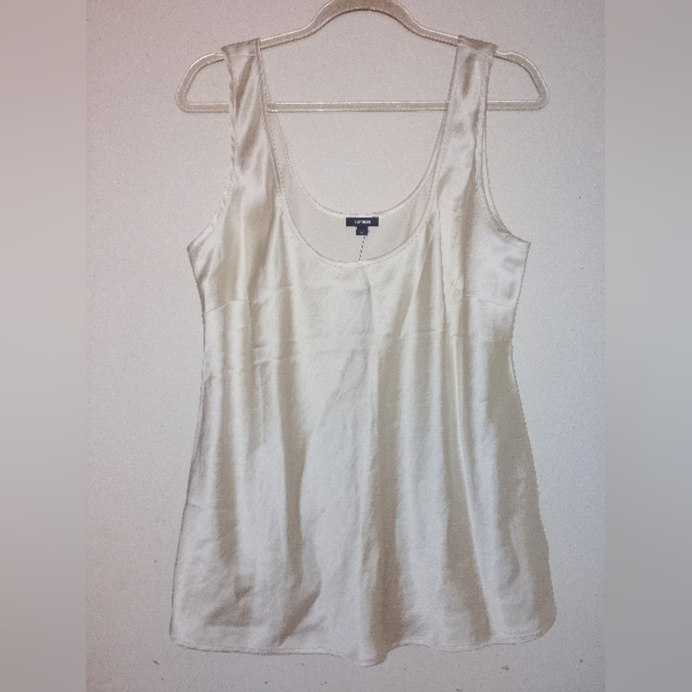 Express Cream Fitted Tank Top